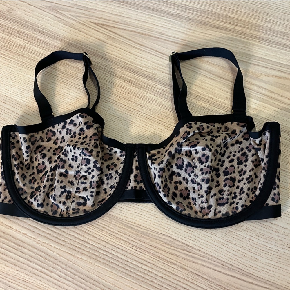 CUUP nwot Balconette Bra in Leopard
